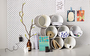 They’re chic. They’re urban. They’re easy to make. And they provide fantastic storage for the home or office.